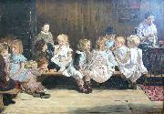 Max Liebermann Infants School (Bewaarschool) in Amsterdam oil painting reproduction